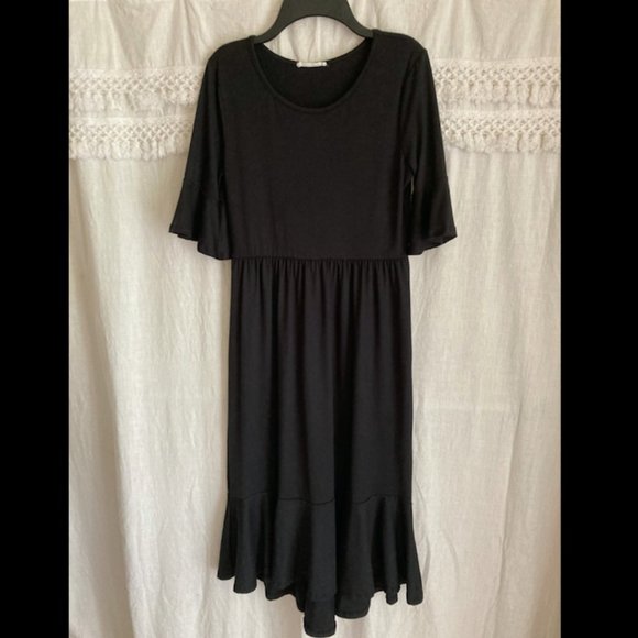Reborn J Dresses & Skirts - REBORN J Midi Hi-Low Ruffle Dress